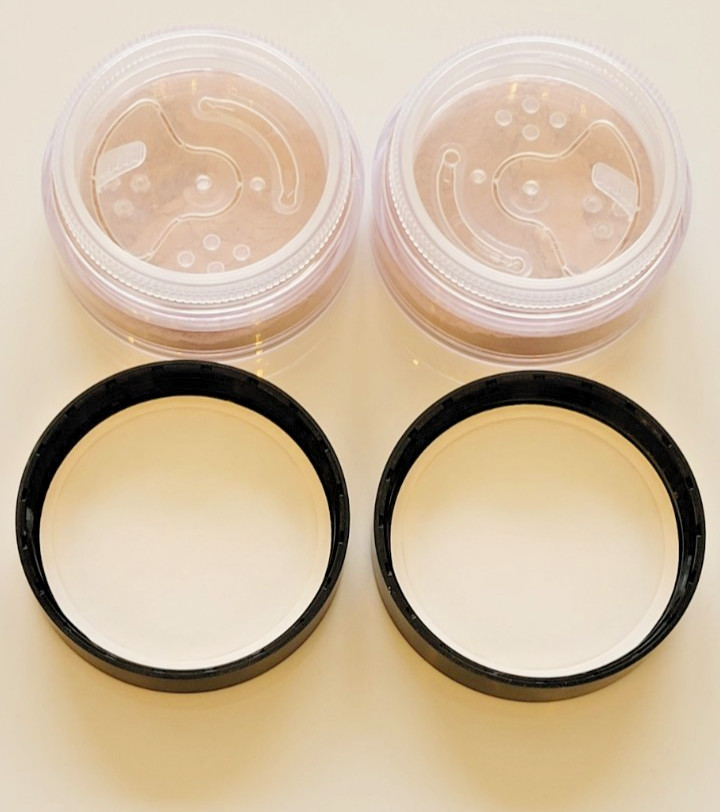 BAREMINERALS ORIGINAL POWER FOUNDATION MEDIUM 10 TWO CONTAINERS