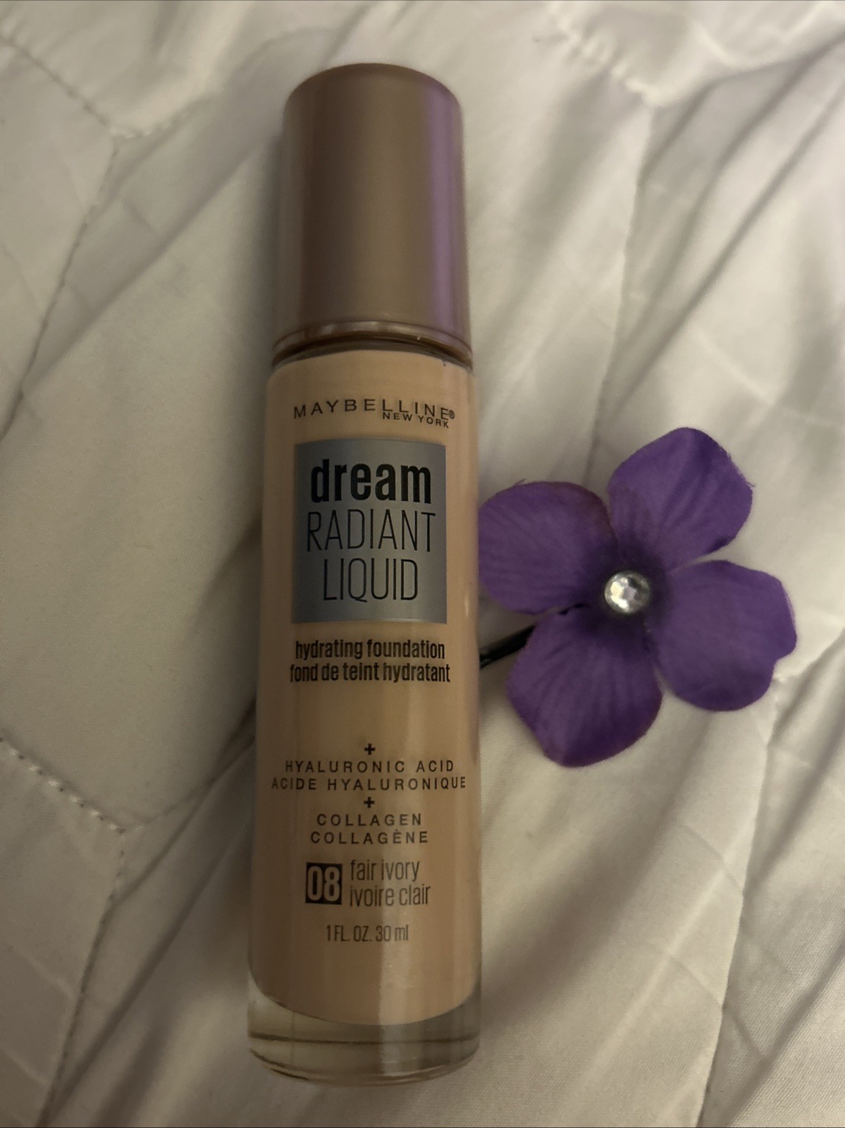 Maybelline Dream Radiant Liquid Hydrating Foundation 08 Fair Ivory
