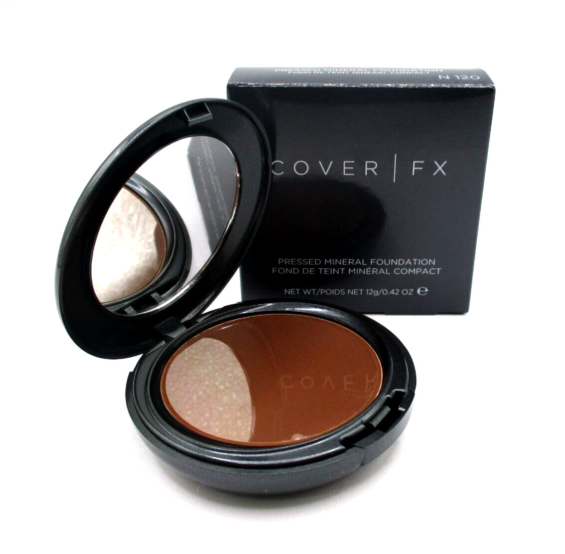 Cover FX Pressed Mineral Foundation Compact N 120 BNIB 12 g / 0.42 oz