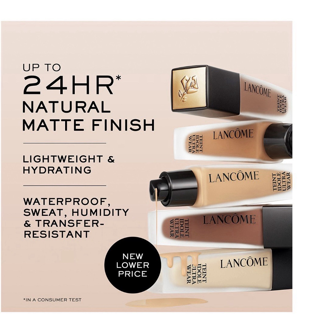 Lancôme Teint Idole Ultra Wear Matte Long Wear Foundation 535N Before 1 fl oz