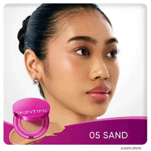 SKINTIFIC Cover Glow Perfect Pink Cushion Foundation 05 Sand NIB