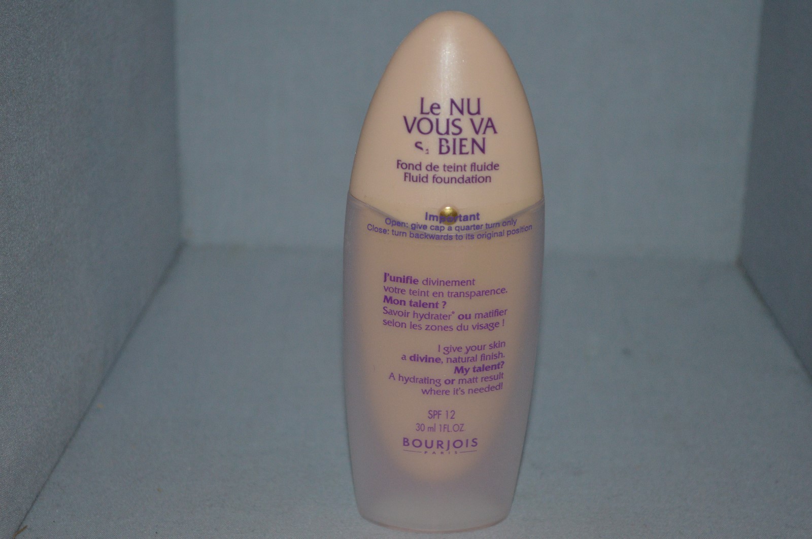 Bourjois Le Nu Vous Va Si Bien Floundation Spf 12 55 Sable 1oz New Unboxed