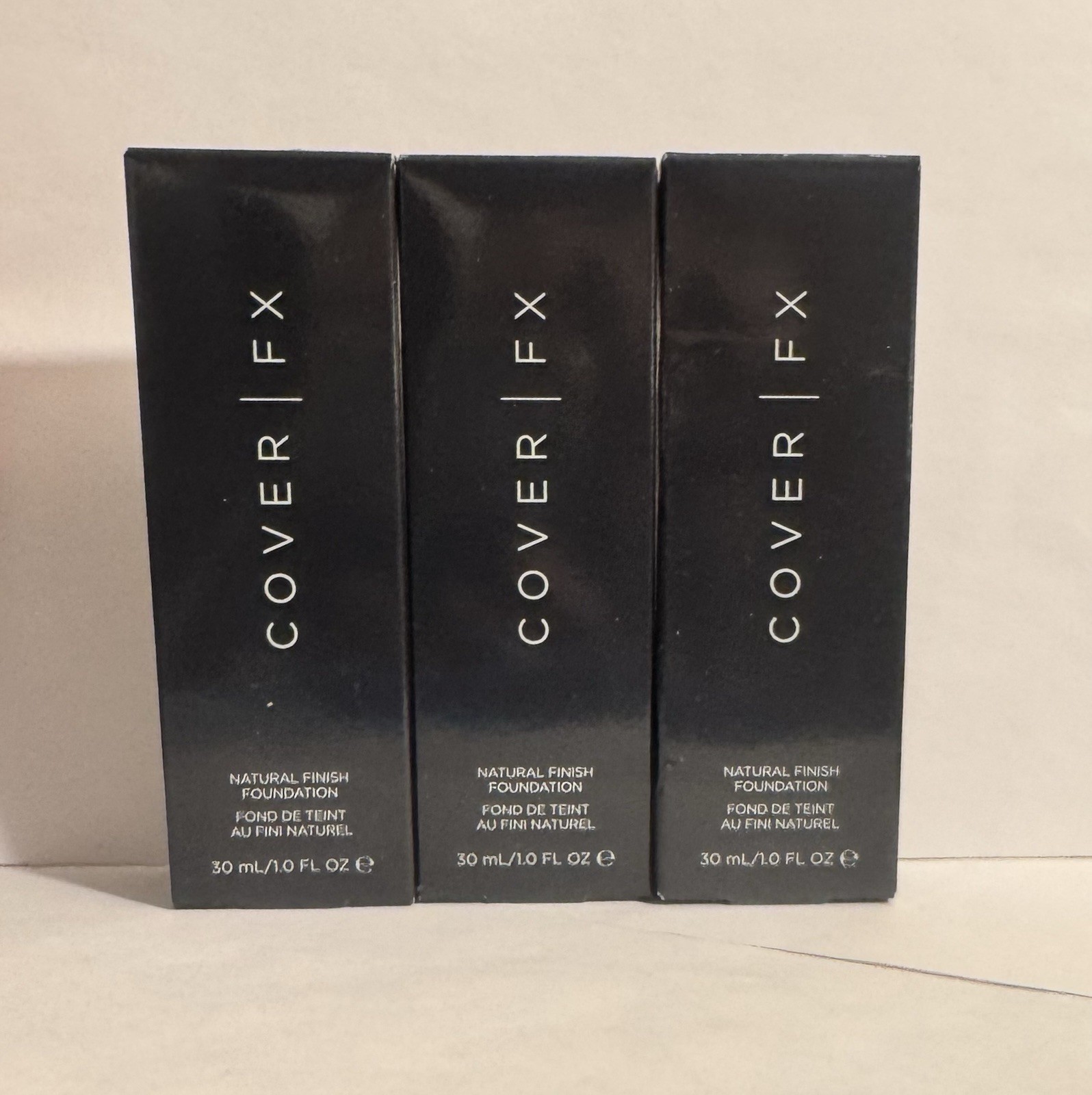 (Lot of 3) Cover FX Natural Finish Foundation ~ N 110 ~ 30 ml / 1.0 oz BNIB