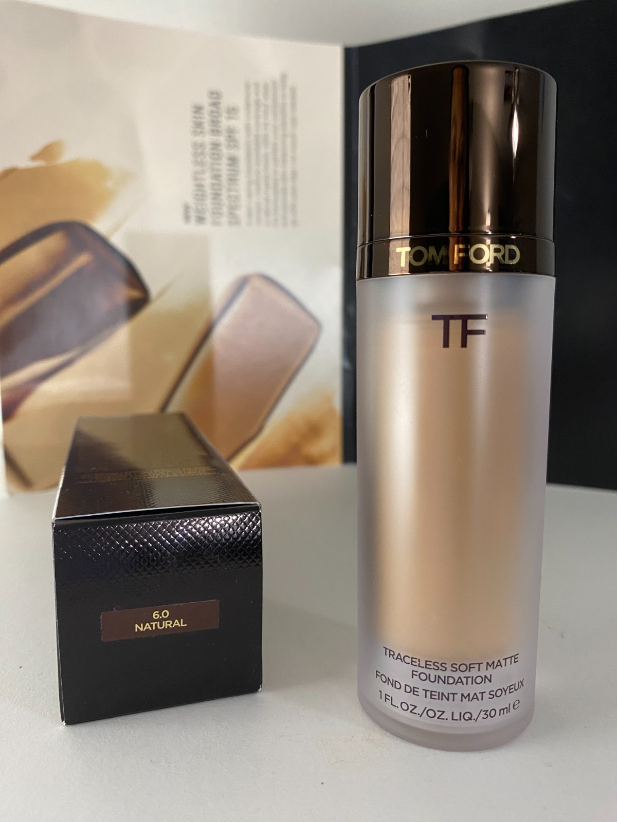 Tom Ford Traceless Soft Matte Foundation, Full Size, 1 OZ Choose Your Shade, NIB