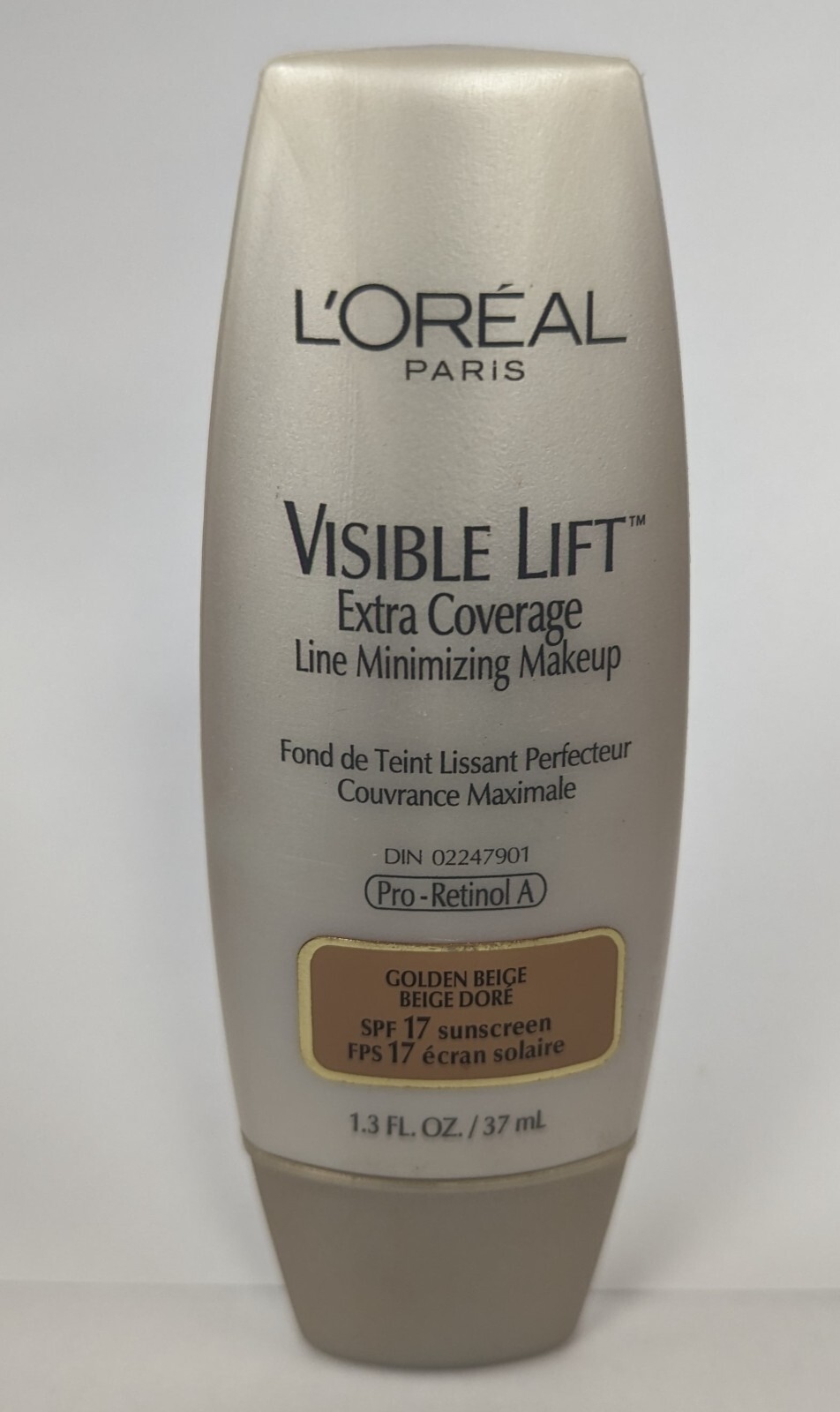 1 PIECE LOREAL VISIBLE LIFT LIN MINIMIZING MAKEUP GOLDEN BEIGE 1.3FL OZ **RARE**