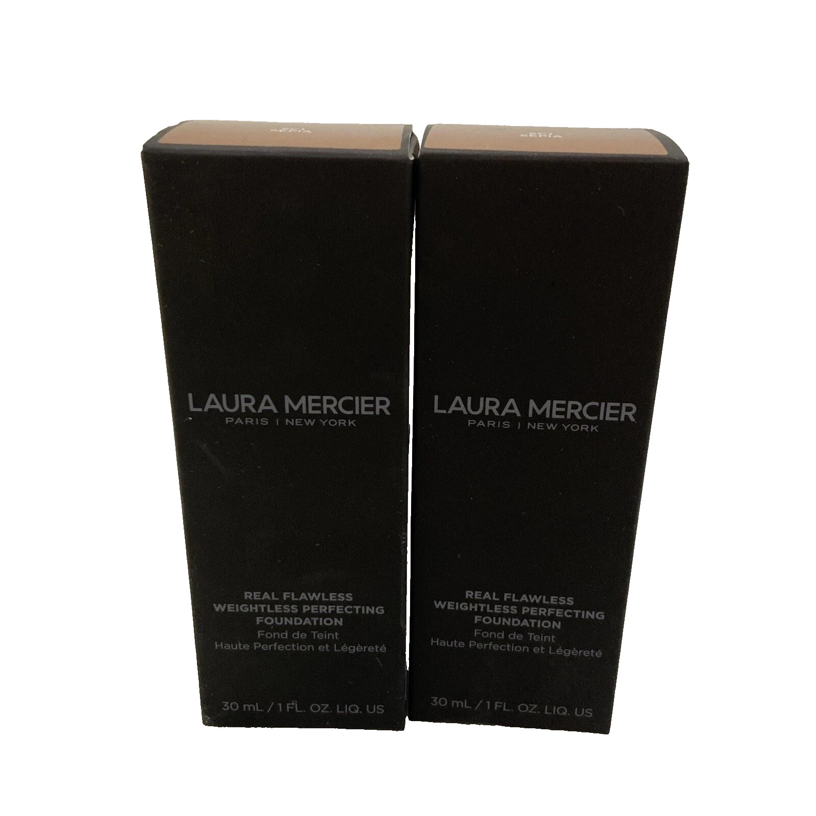 (2) Laura Mercier Real Flawless Weightless Perfecting Foundation – 5C1 Sepia