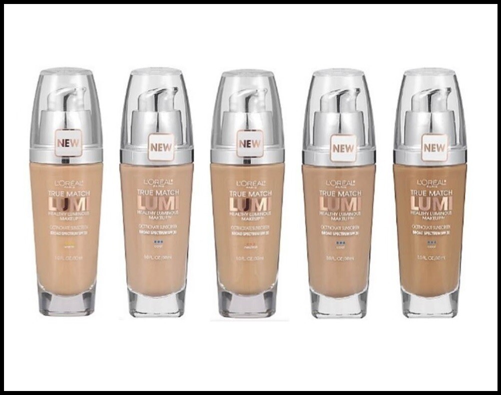Loreal True Match Lumi Healthy Luminous Makeup Foundation SPF 20 1oz YOU CHOOSE