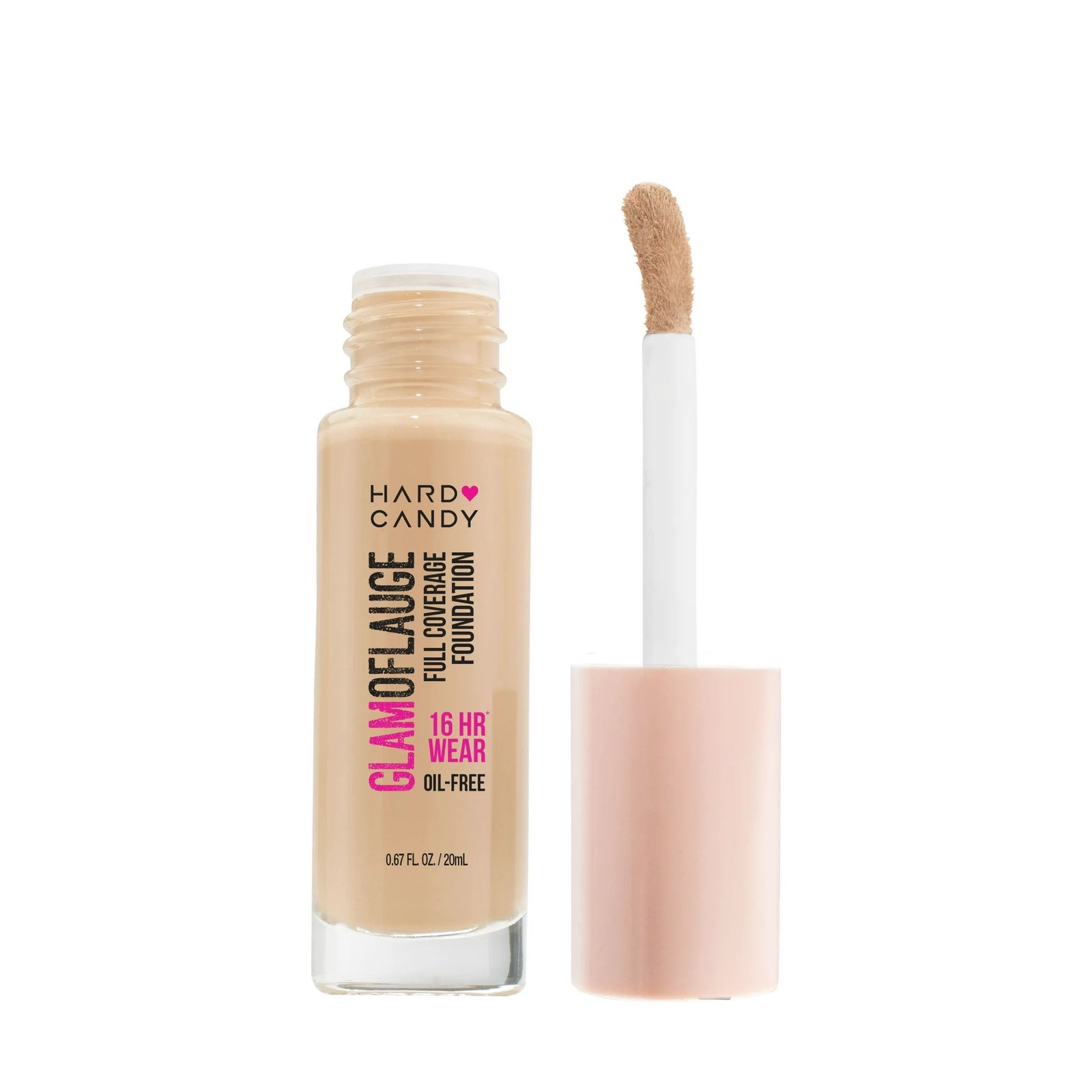 2 PACK HARD CANDY FULL COVERAGE FOUNDATION WARM BEIGE 1510 SEE DESCRIPTION