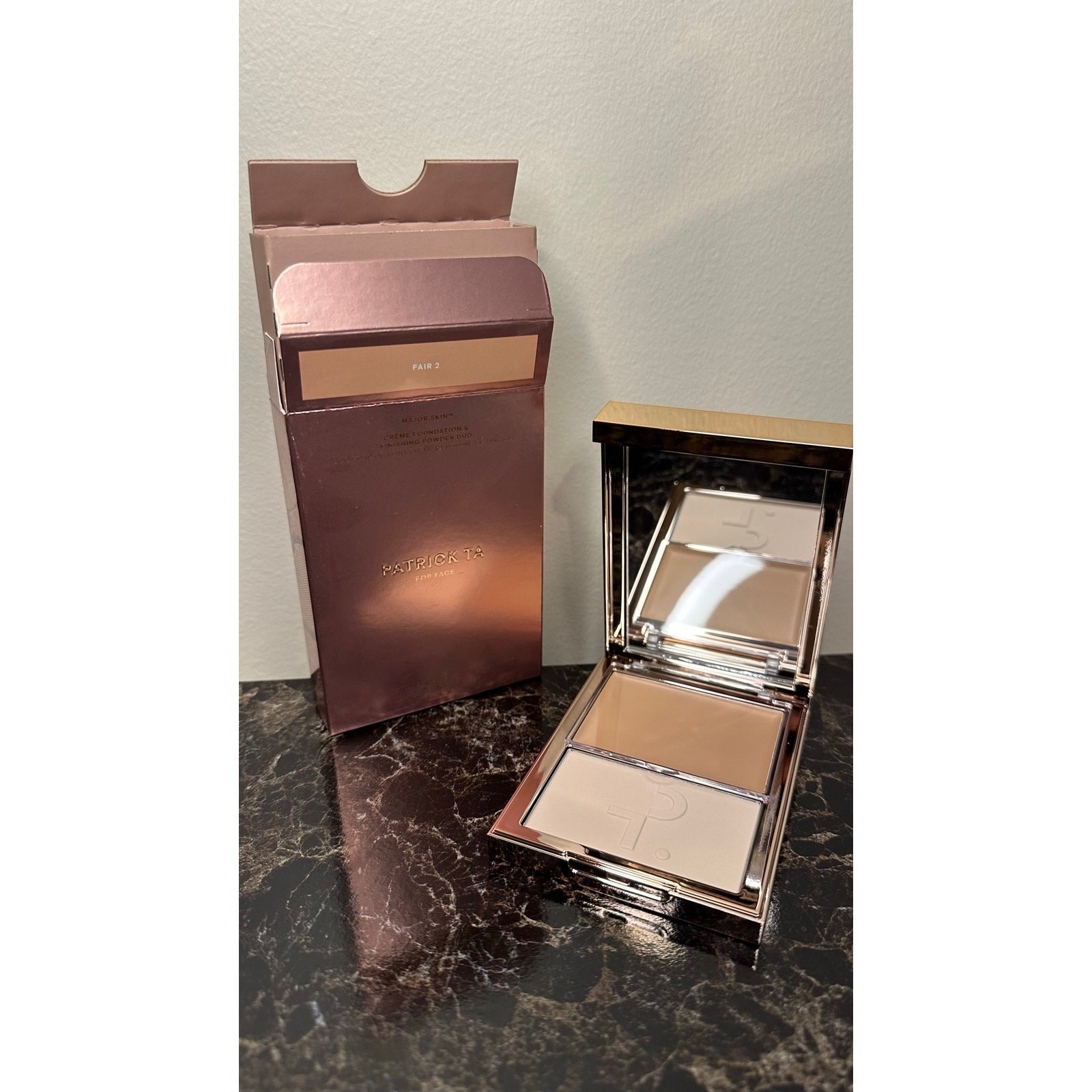 Patrick Ta Major Skin Crème Foundation and Finishing Powder Duo – Fair 2 Neutral