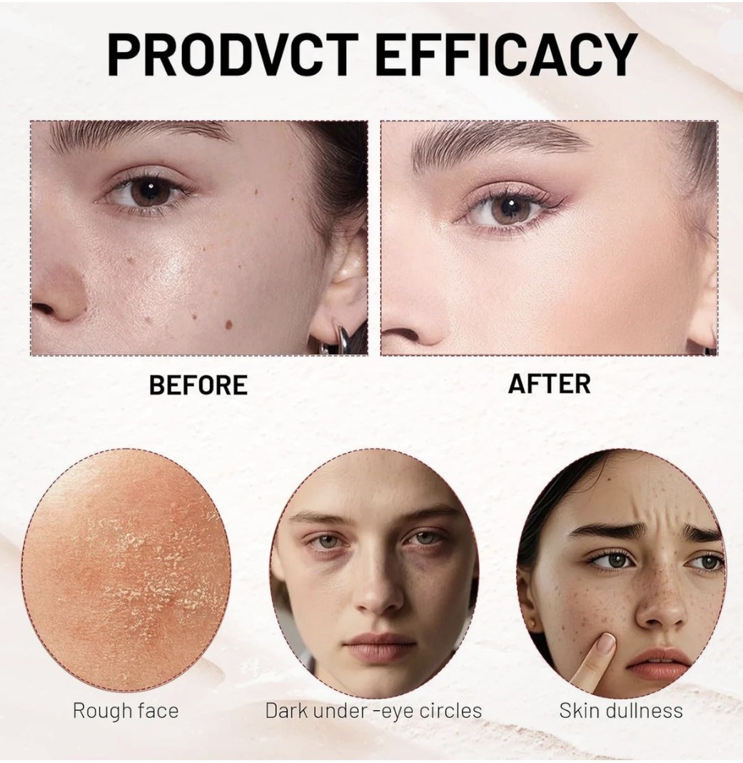 (2-PACK) O’cheal Face Foundation concealer Stick, 2 in 1 Dual-Ended 01 Ivory