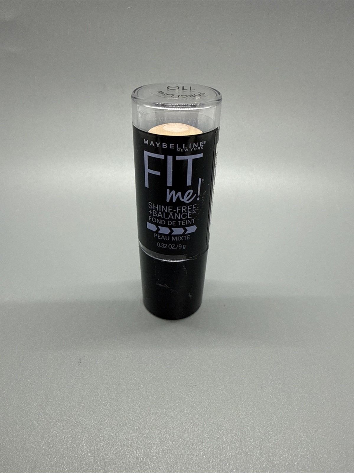 Maybelline New York Fit Me! Oil-Free Stick Foundation #110 Porcelain Tube Unseal