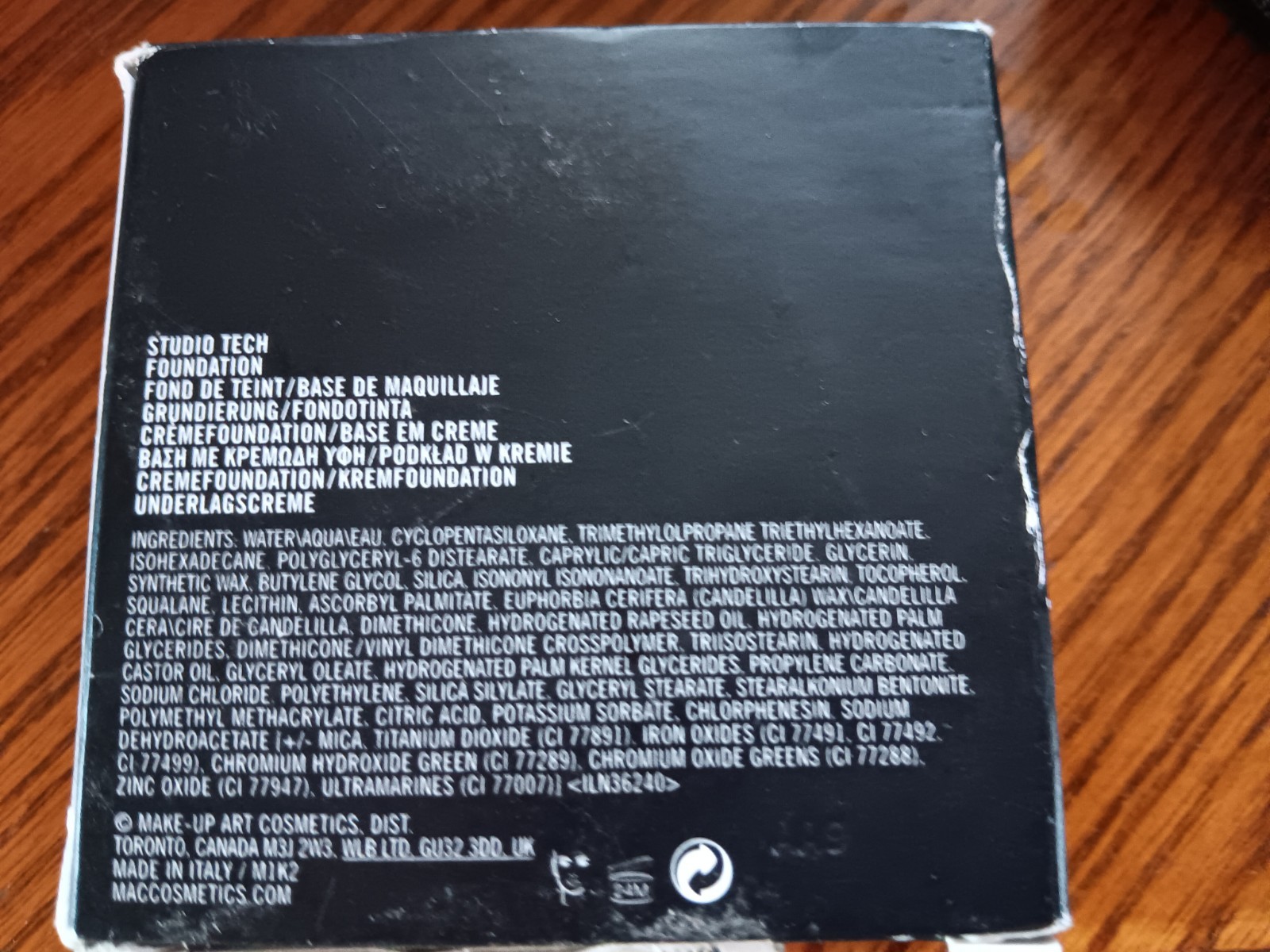 Mac Studio Tech Foundation 0.35 oz / 10 g NC42,New Sealed