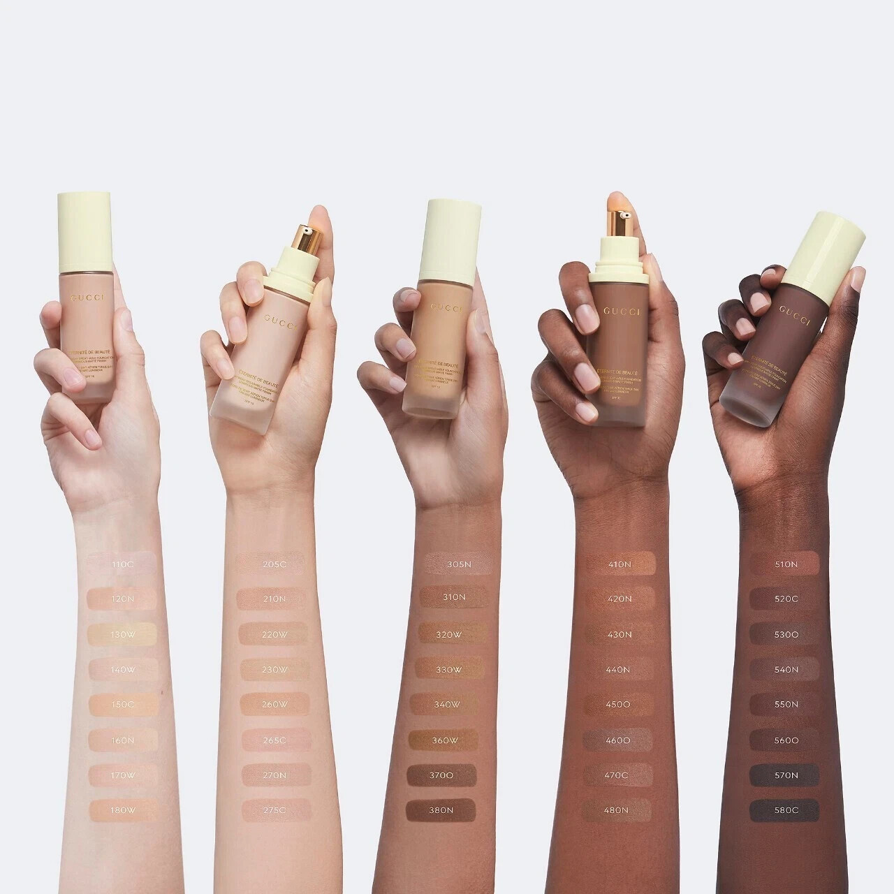 Gucci Foundation 24 Hour Full Coverage Luminous Matte Medium 305N NIB 1 oz /30ML