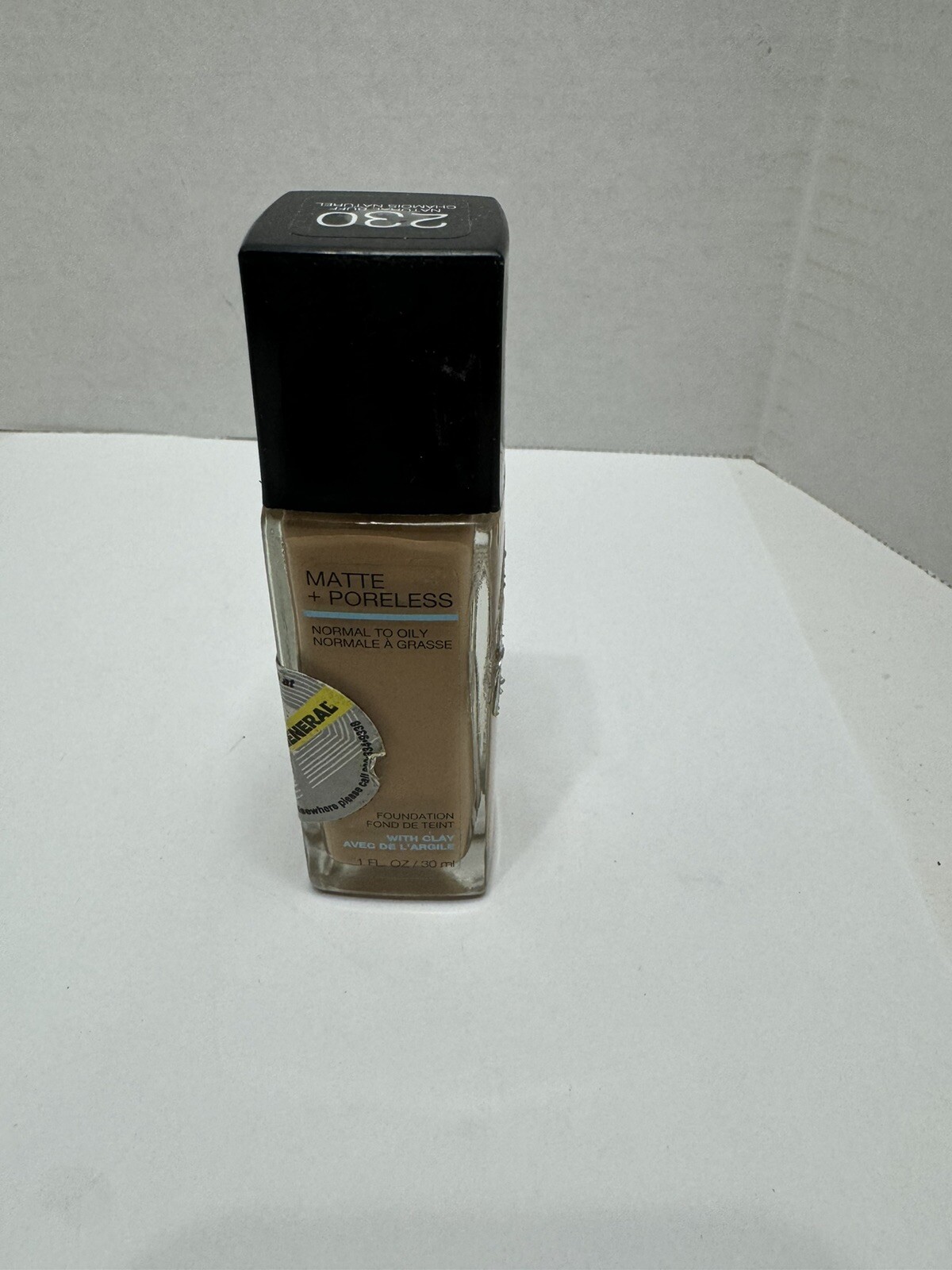 Maybelline Fit Me Matte Poreless Liquid Foundation Makeup 230 Natural Buff 1 oz.