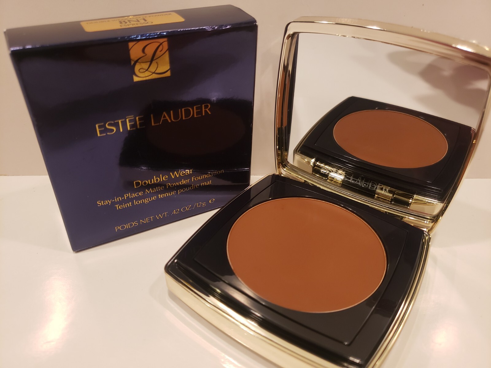 Estee Lauder Double Wear Stay In Place Matte Powder Foundation #8N1 Espresso