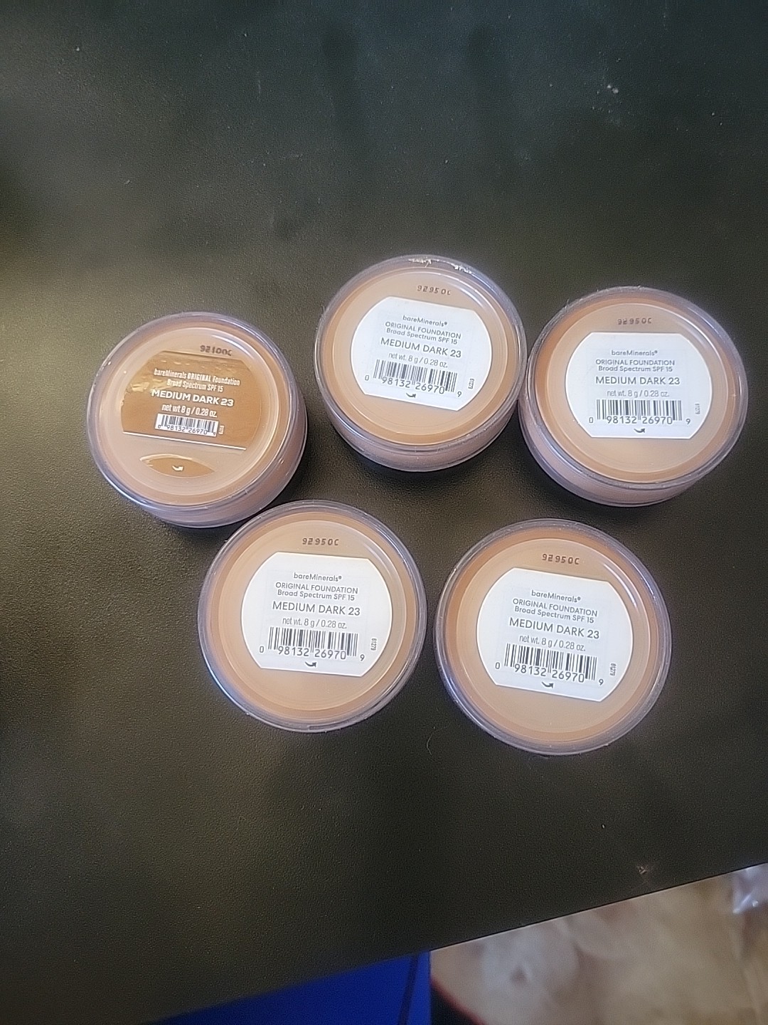 5 bareMinerals Original Loose Powder Foundation SPF15 Medium Dark 0.3g/0.01oz