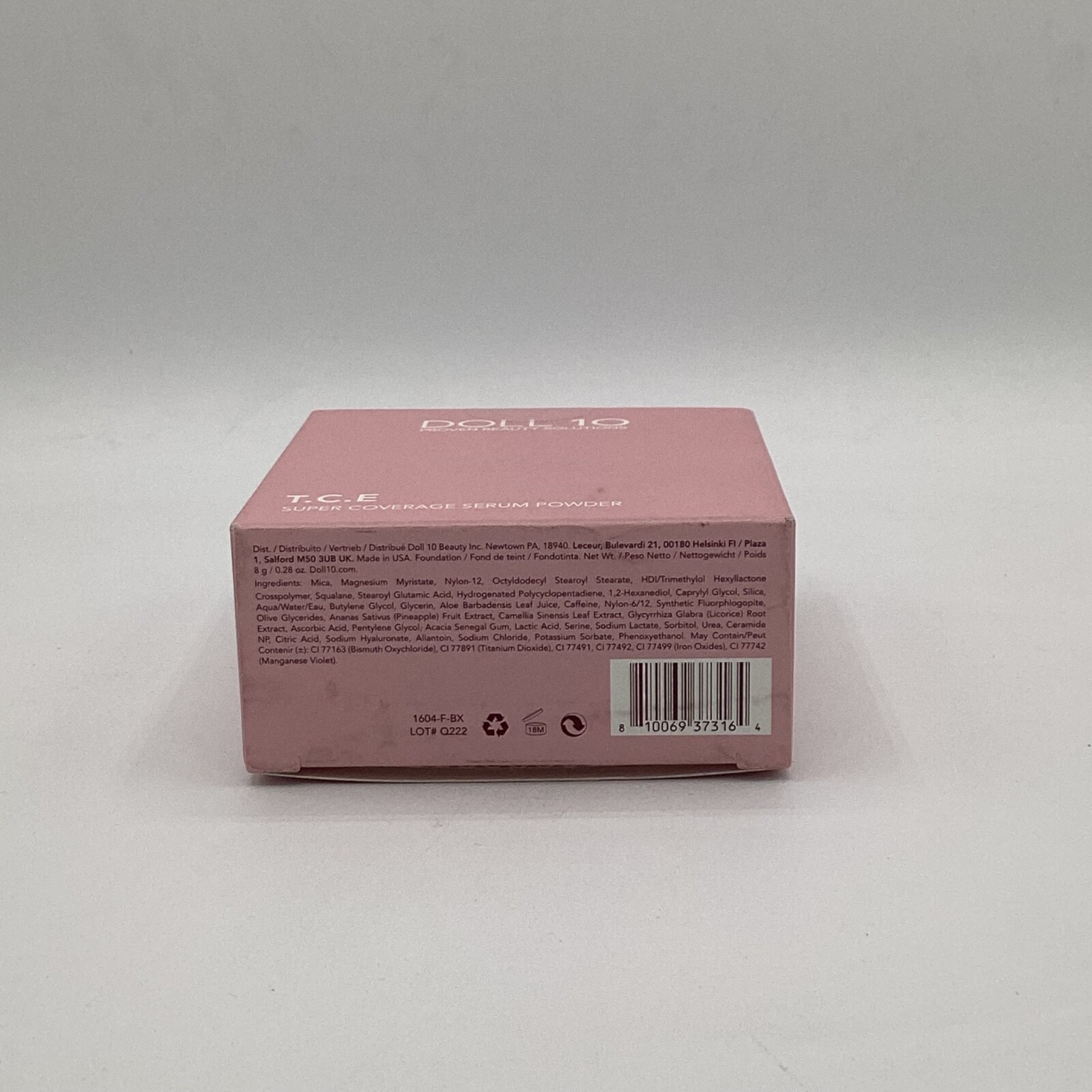 Doll 10 T.C.E. Super Coverage Serum Powder Fair Full Size – NEW