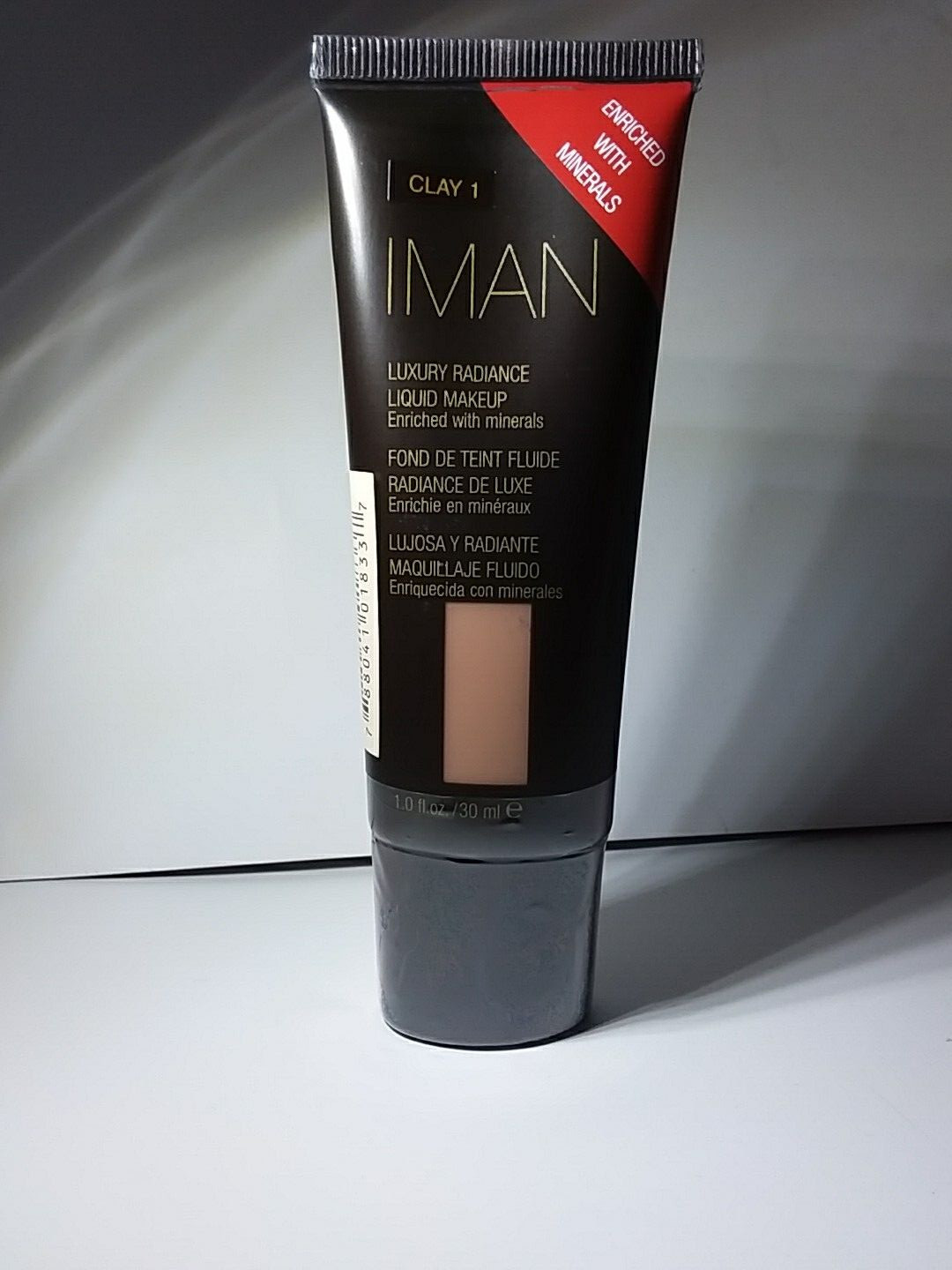 x10 Iman Luxury Radiance Liquid Makeup Clay 1 *Read*