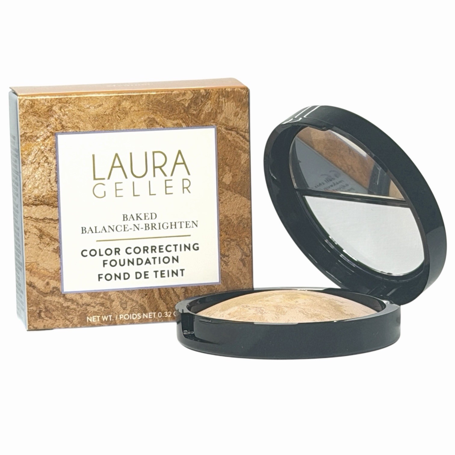 Laura Geller Baked Balance-N-Brighten Color Correcting Foundation Medium New