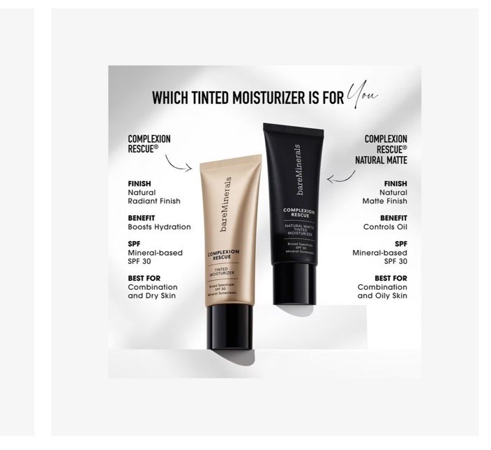bareMinerals Complexion Rescue Tinted Moisturizer “Suede 04” NEW! 1.18 fl. oz.