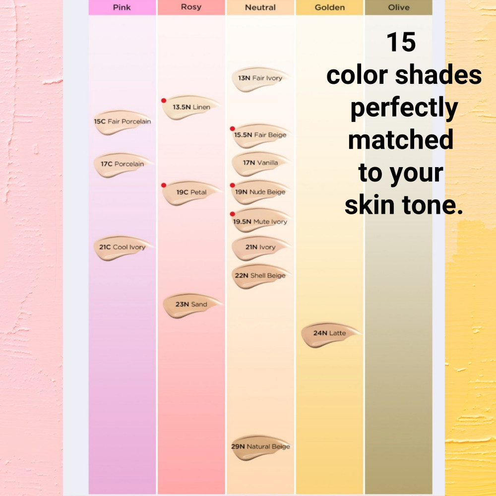 TIRTIR Mask Fit AI Filter Cushion 18g SPF30 PA++ 15 Colours K-Beauty Authentic
