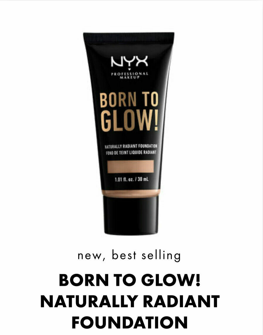 NYX Born To Glow! Naturally Radiant Foundation ~ Choose From 18 Shades