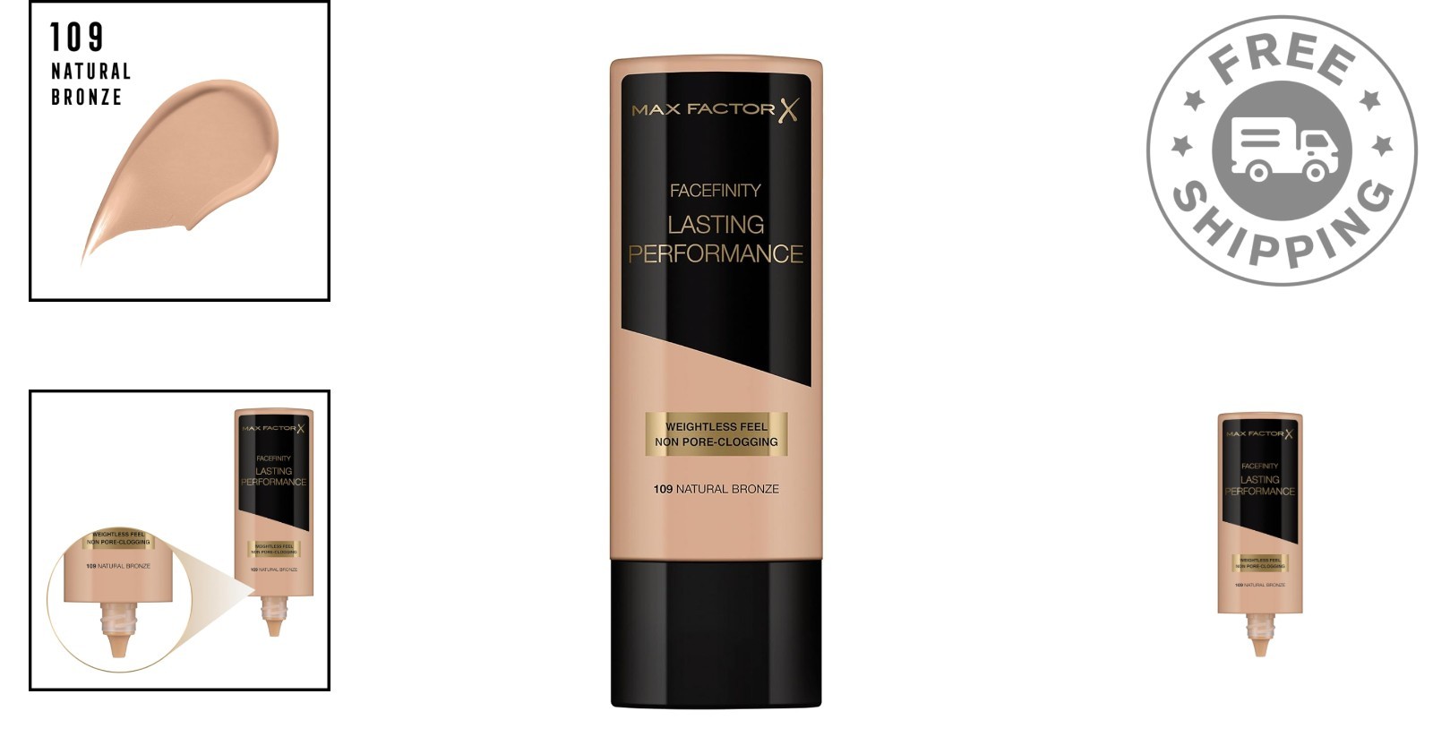 Natural Bronze Long Lasting Foundation – Hydrating Touch-Proof Formula, 35ml