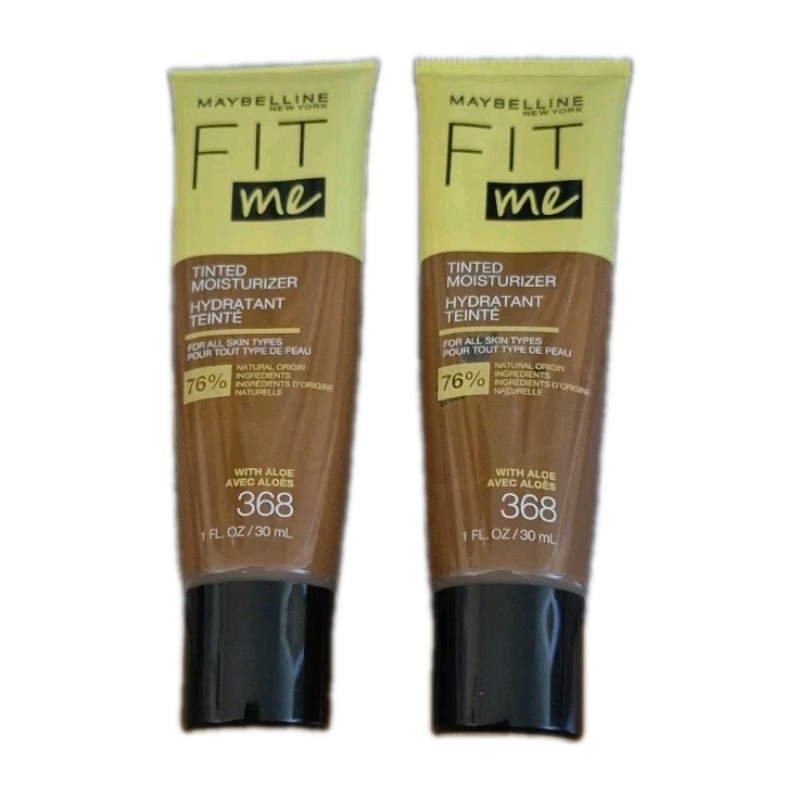 Maybelline New York Fit Me Tinted Moisturizer Natural Coverage 368 Pack Of 2