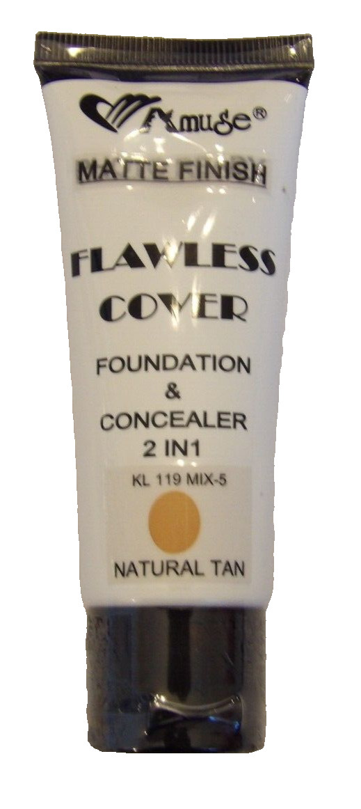 Amuse Flawless Cover KL 119 Mix-5 Natural TanMatte Finish Foundation & Concealer