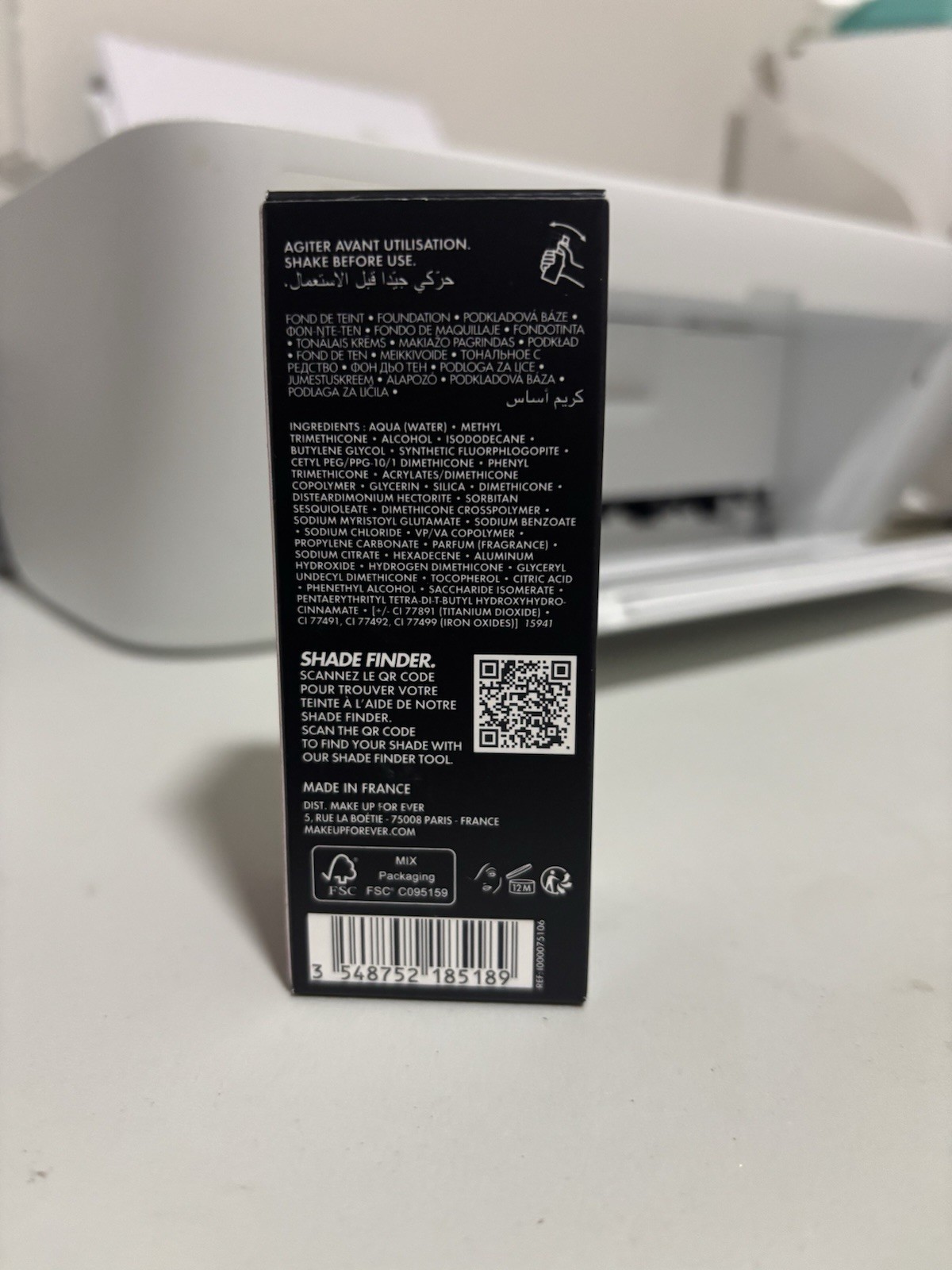 Make Up For Ever HD Skin Undetectable Stay-True Foundation 30ml BNIB 1N06 (Y218)