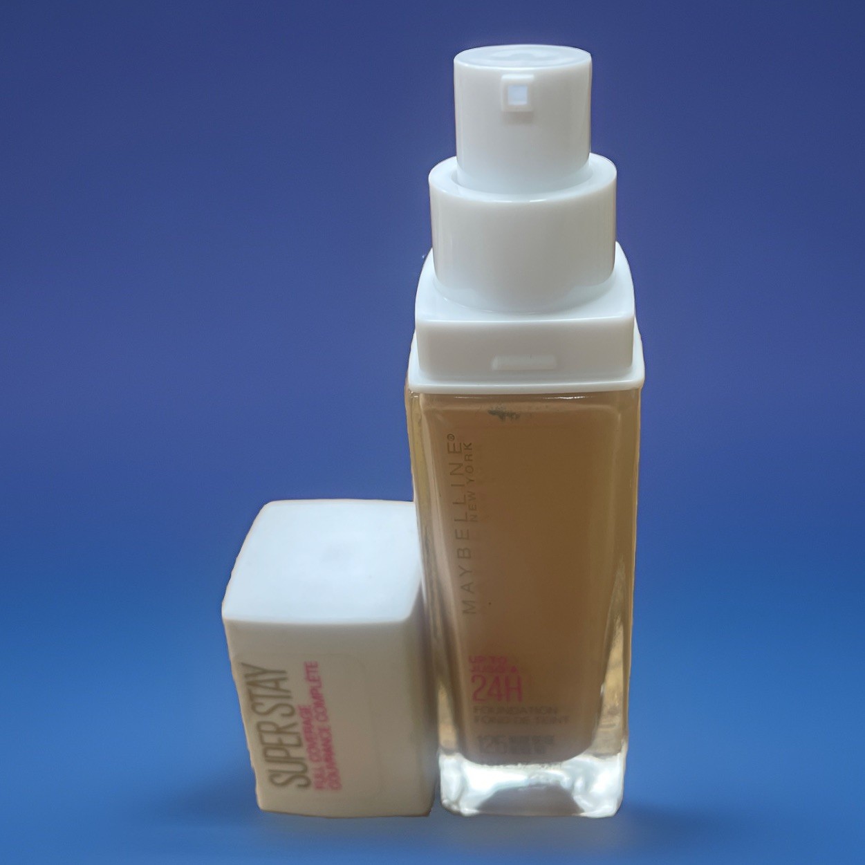 Maybelline Superstay Full Coverage 24HR Foundation 125 Nude Beige Read!!!