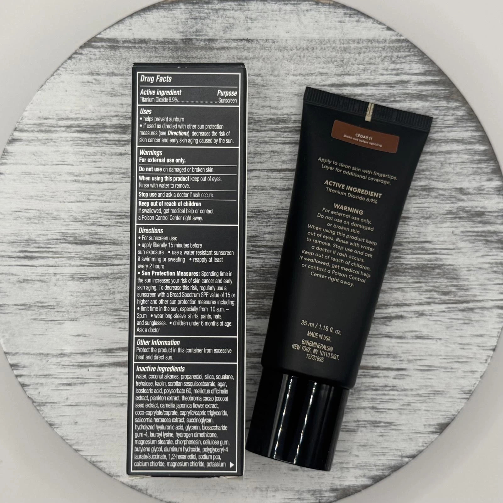BareMinerals Complexion Rescue Matte Tinted Moisturizer 11 Cedar 1.18 oz BB 3/25