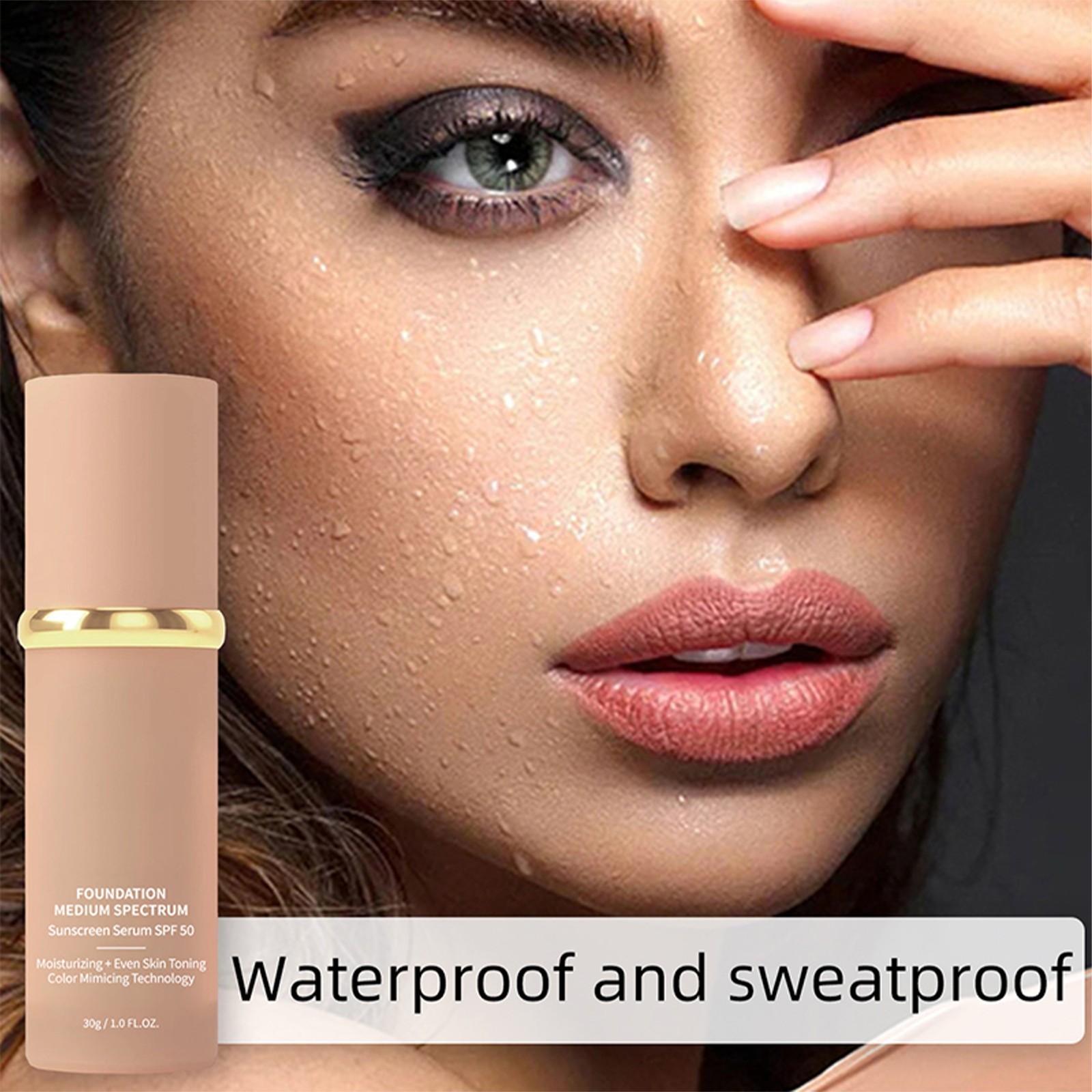 Foundation 4 in 1 – Light Spectrum, Color Changing Foundation SPF 50+ For Women