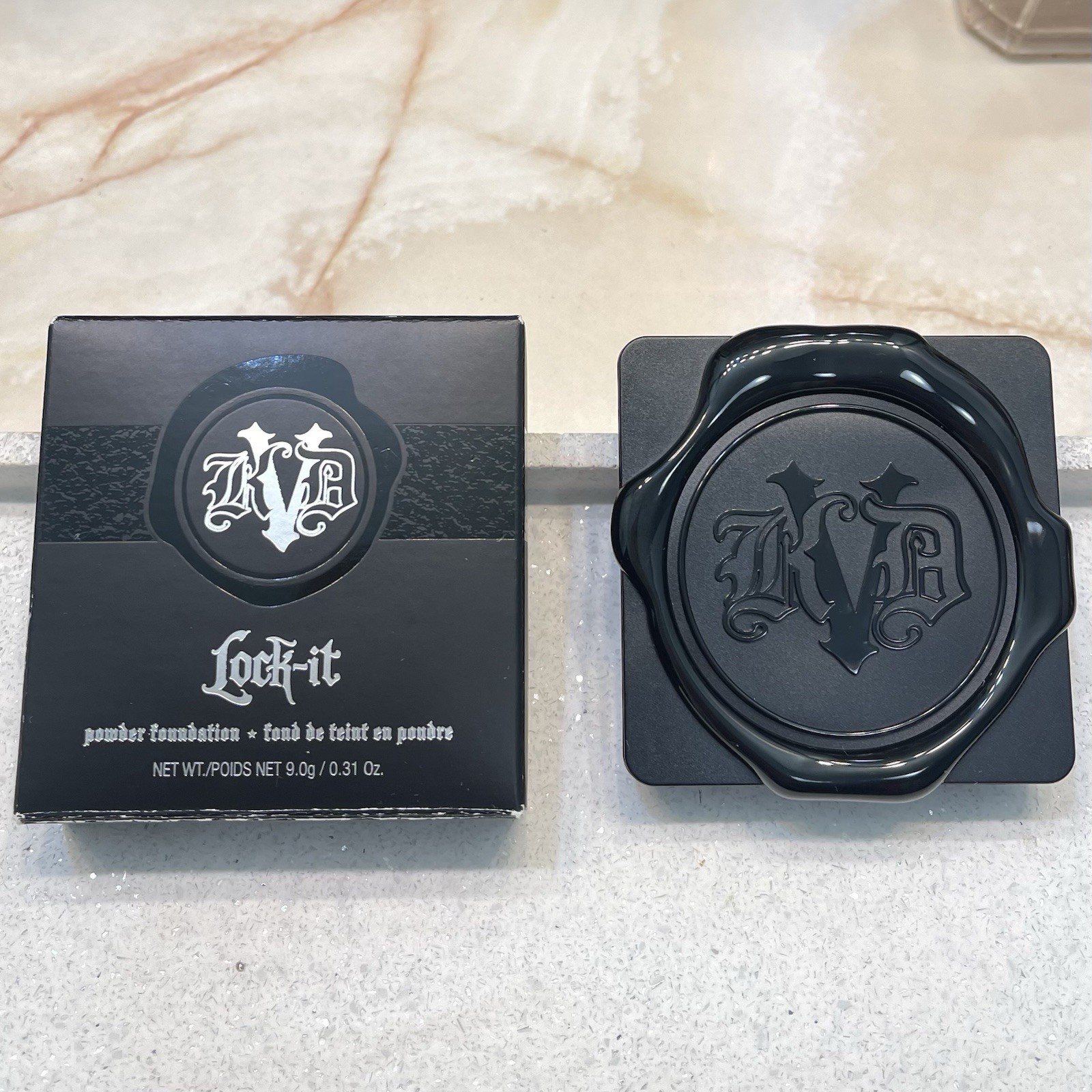 KVD ~ ‘FAIR 110’ Lock-It Powder Foundation ~ Full Size 9 g ~ VERY RARE & HTF NIB