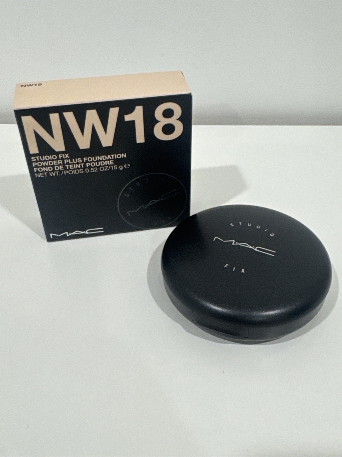 MAC Studio Fix Powder Plus Foundation, Full Size 15g, NW18 Original Formula