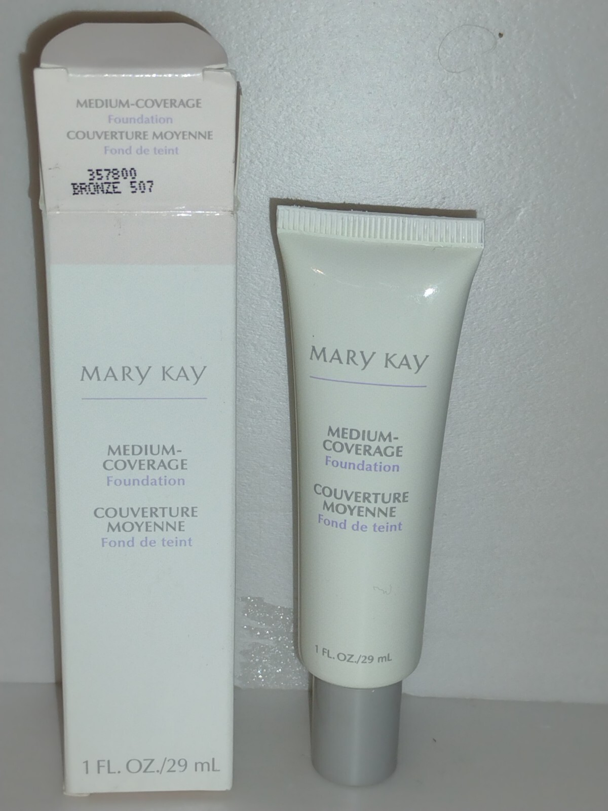 Mary Kay Medium Coverage Foundation Bronze 507 #357800 – 1 fl. oz. – NIB