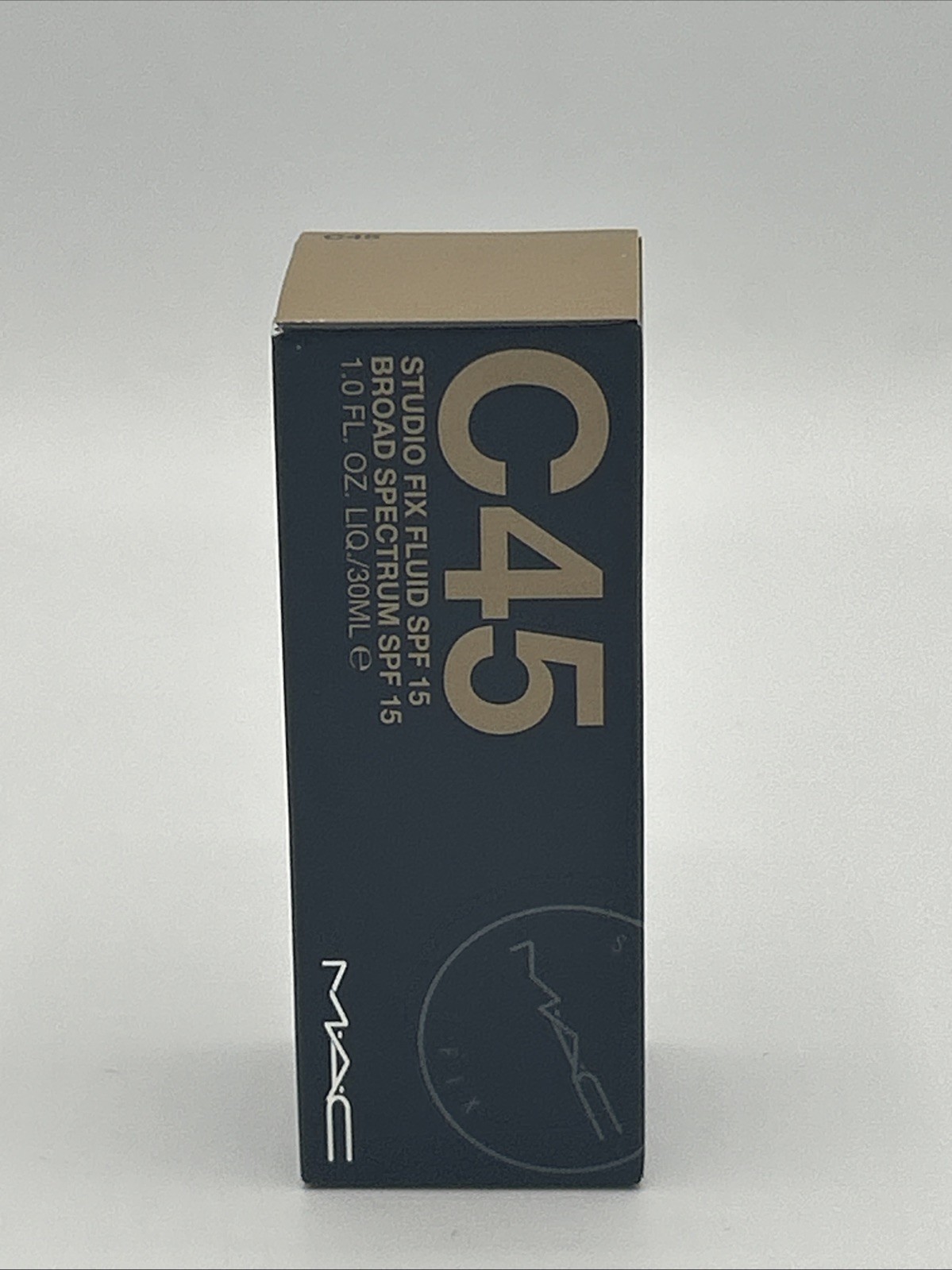 MAC Studio Fix Fluid Foundation SPF15 Shade C45 Full Size 30ml / 1oz New In Box