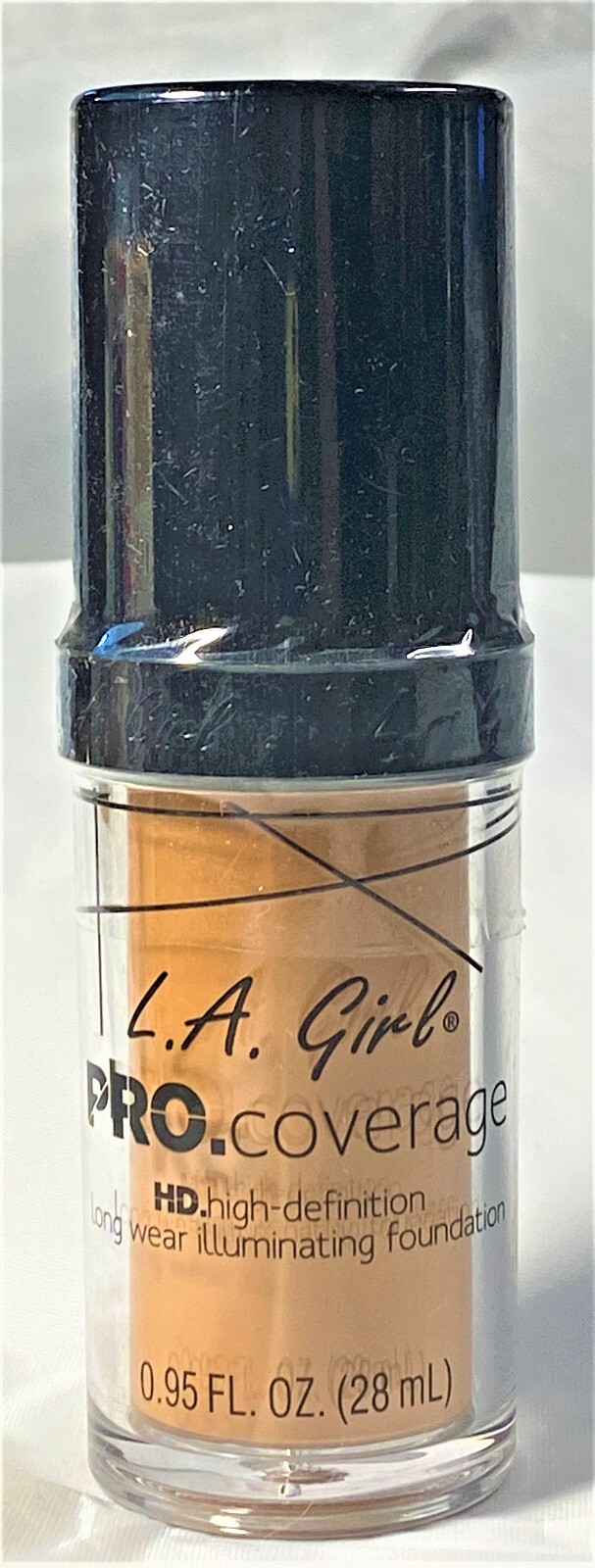LOT OF (2) L.A. Girl Pro Coverage Liquid Foundation #GLM649 Tan FREE SHIPPING!!!