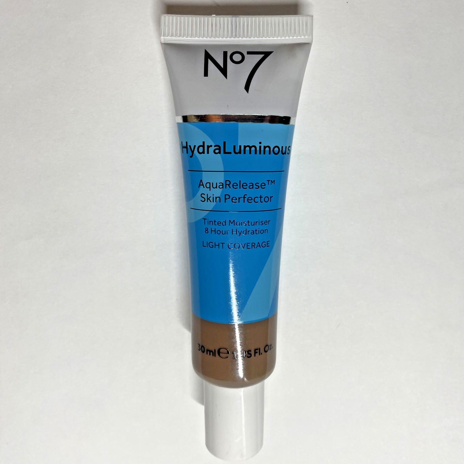 No7 Hydraluminous AquaRelease Tinted Skin Perfector – Deep – 1 fl oz
