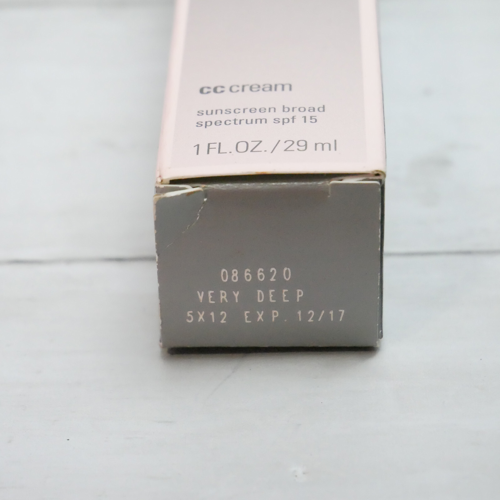 Mary Kay CC Cream Sunscreen Broad Spectrum SPF 15 Very Deep 1 FL OZ #086620 READ