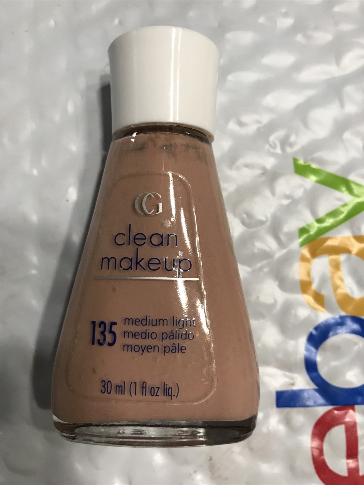ORIGINAL CoverGirl Clean Liquid MakeUp Foundation 135 MEDIUM LIGHT DISCONTINUED