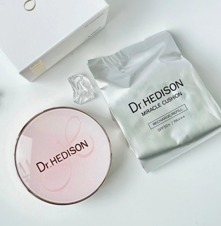 Dr. Hedison Miracle Cushion SPF50+ PA+++ Foundation #21 Light 15g + Refill 15g