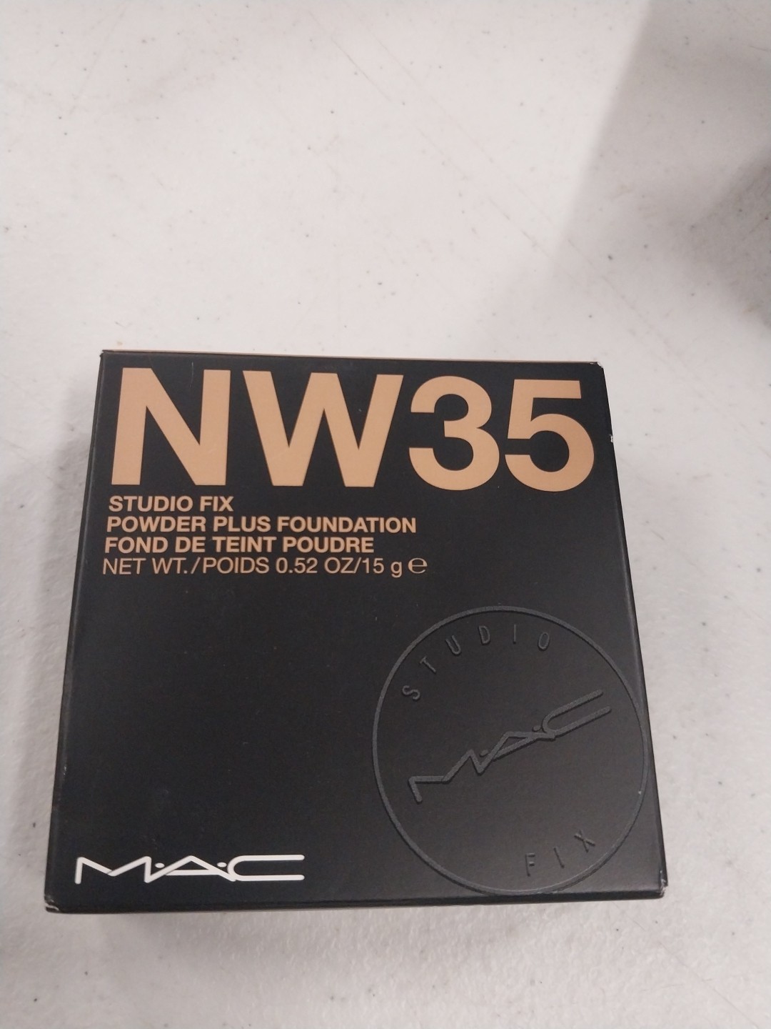 MAC Studio Fix Powder Plus Foundation Shade NW35 Full Size 15g /.52oz New In Box
