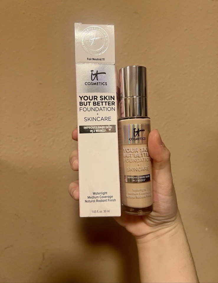 IT Cosmetics Your Skin But Better Foundation + Skincare – Fair Neutral 11 – 1oz