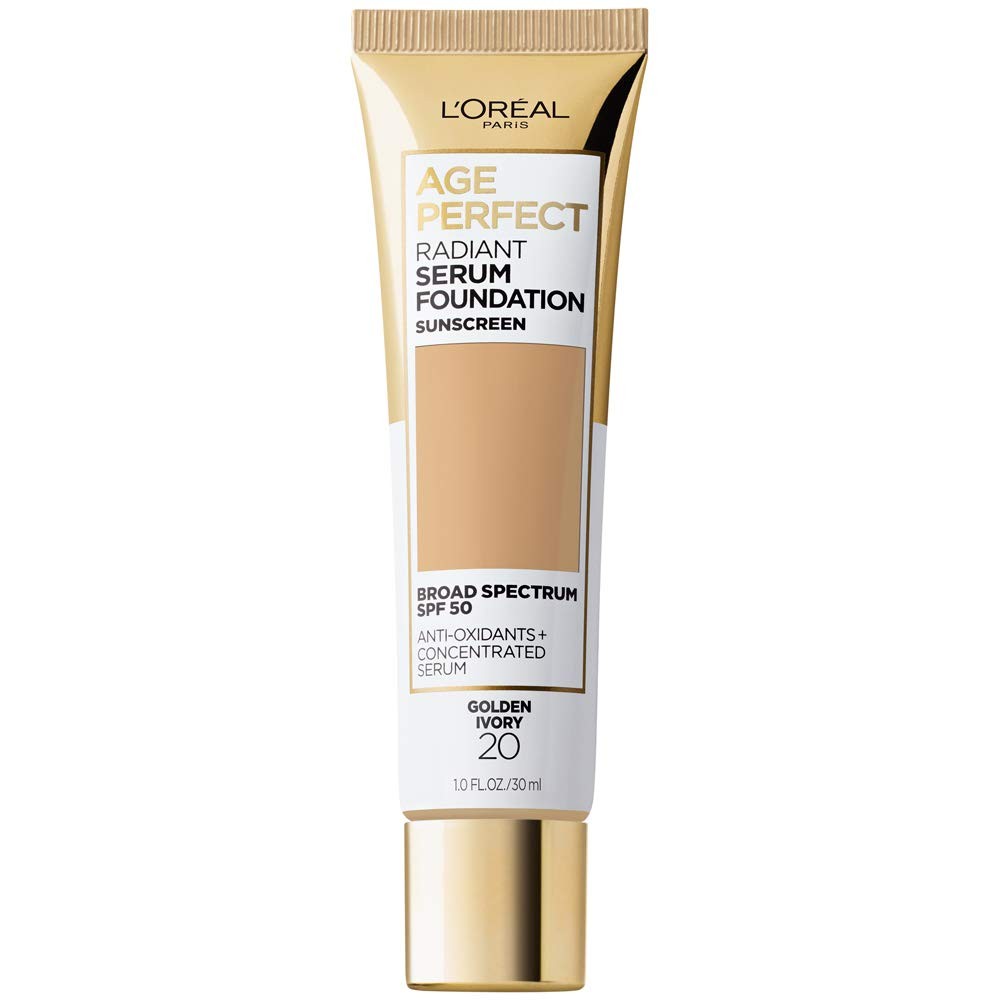 L’Oreal Paris Age Perfect Radiant Serum Foundation SPF 50 Golden Ivory 1 oz