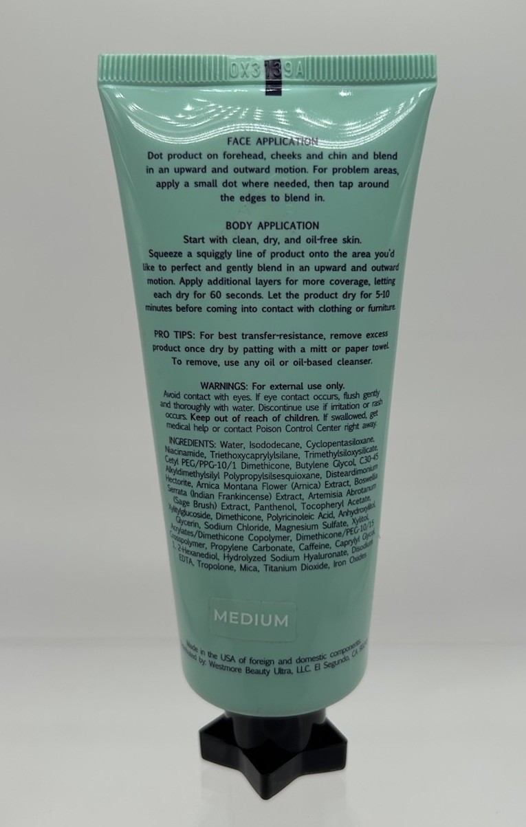 Westmore Beauty Supreme Creme All Over Complexion Perfector Medium UNSEALED READ