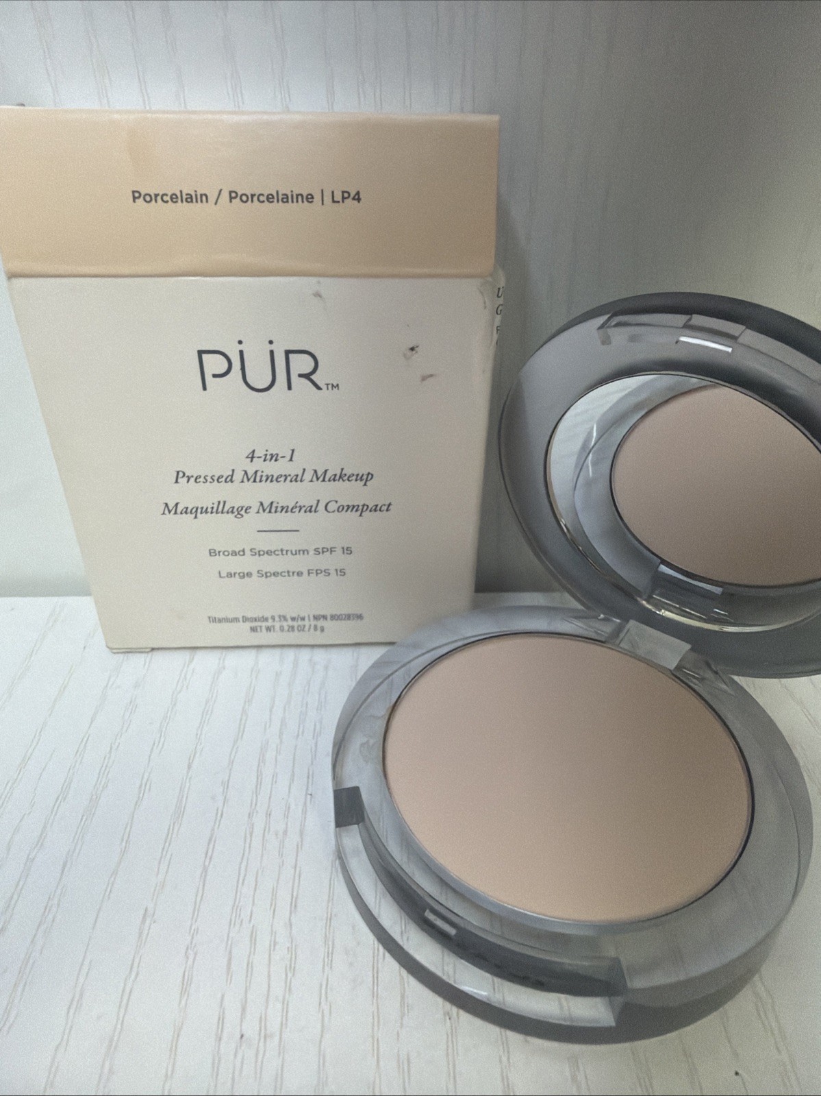 PUR 4-in-1 Pressed Mineral Powder Foundation SPF 15 PORCELAIN/LP4 Read*
