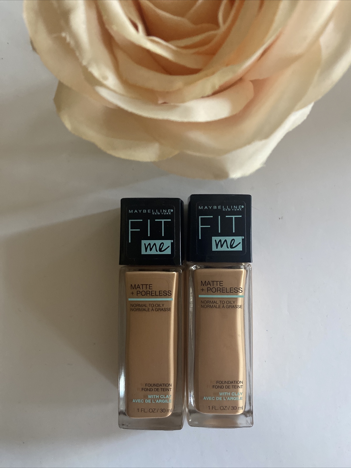 2XMaybelline Fit Me Matte & Poreless Foundation 245 Classic Beige Normal To Oily