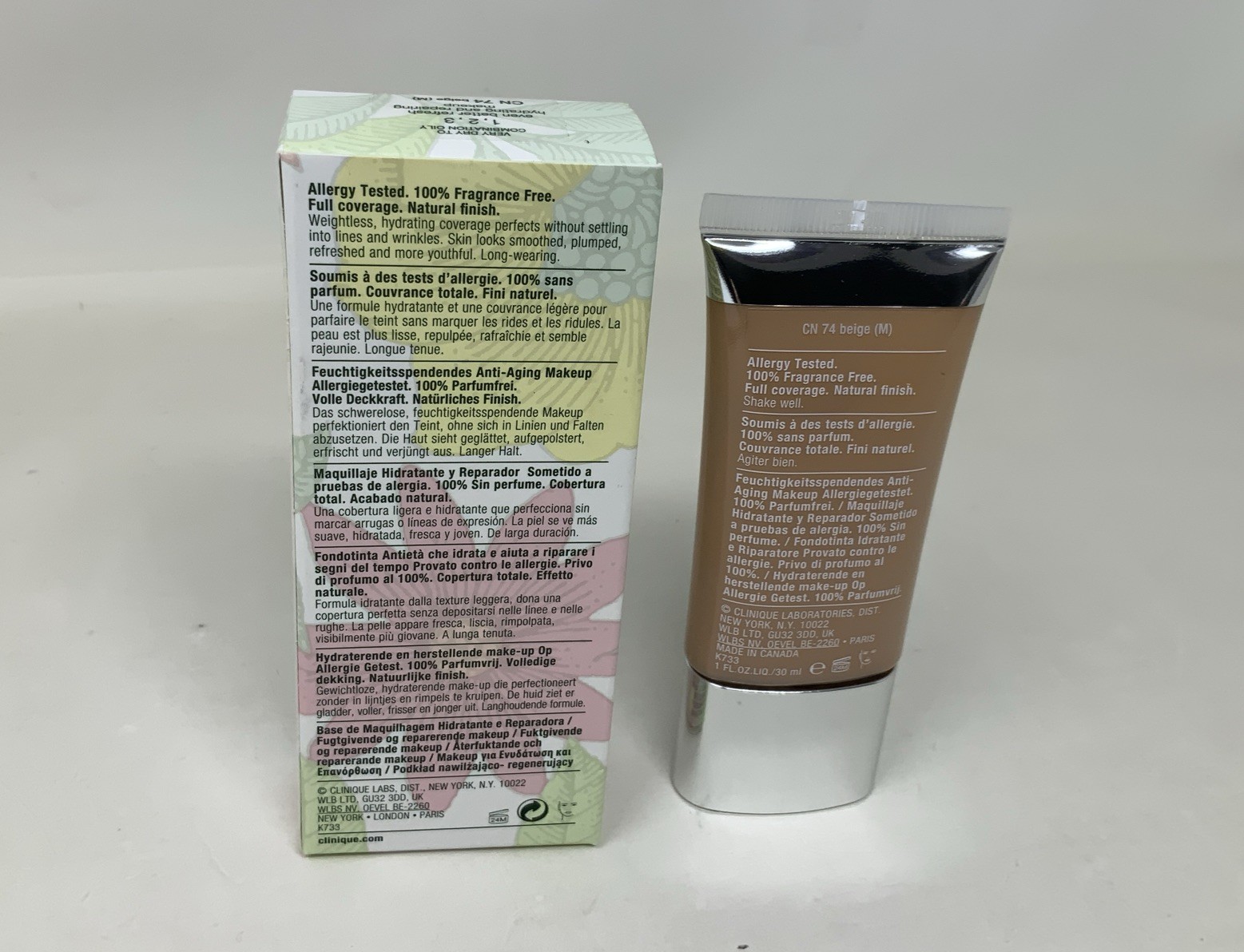 Clinique Even Better Refresh Foundation 1 Fl Oz/ 30 Ml – CN 74 Beige (M)