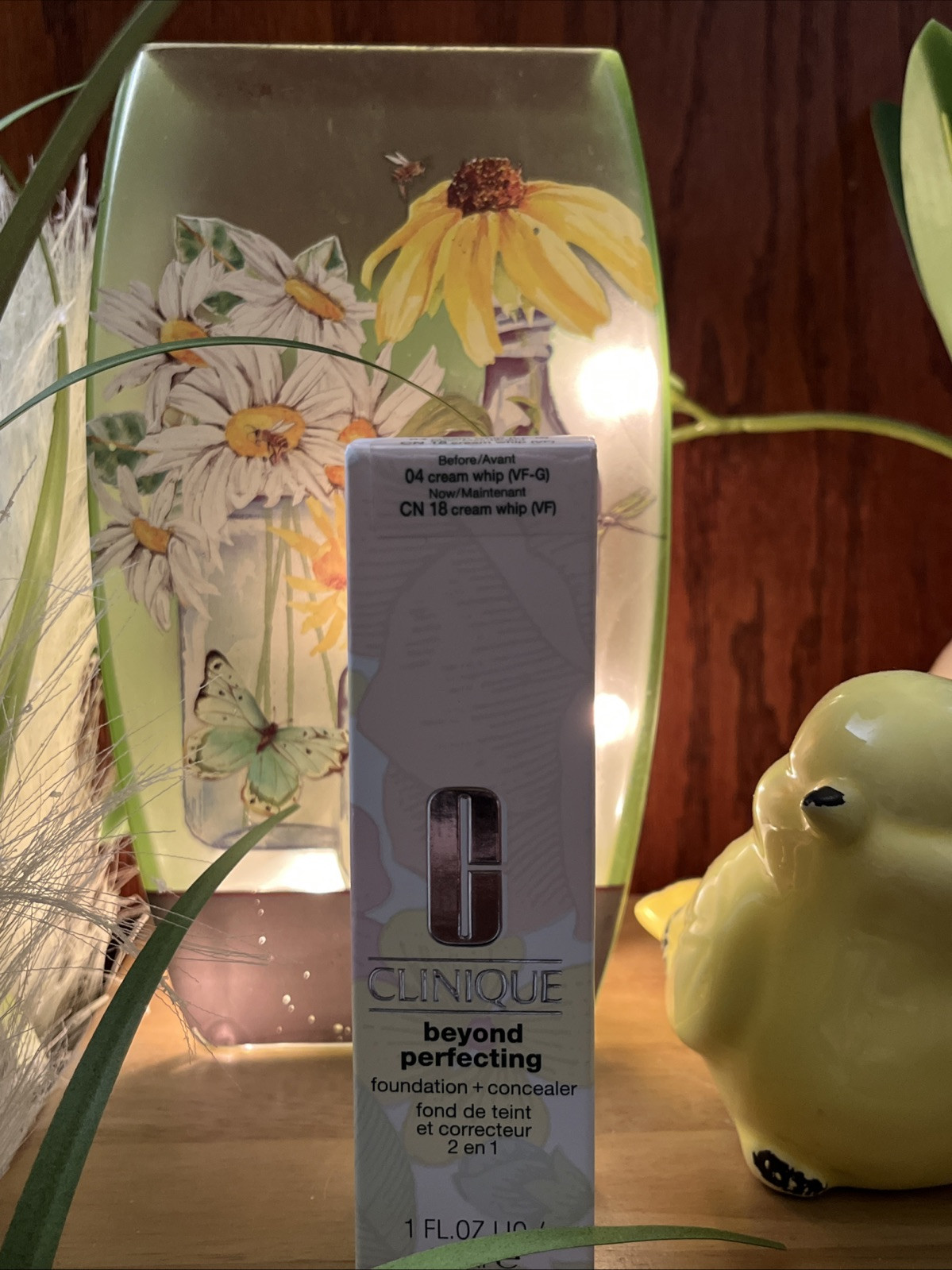 CLINIQUE BEYOND PERFECTING FOUNDATION+CONCEALER CN 18 CREAM WHIP (1 FL. OZ.) NIB
